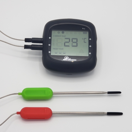 BBQ Dragon 6 Channel Bluetooth Meat Thermometer for Smartphones with 2 Probes