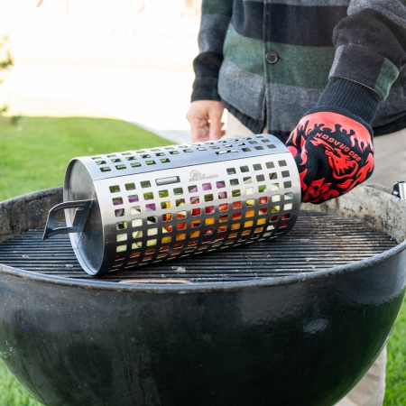 Rolling Grill Basket