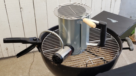 Chimney Grate! A Grill Grate for Your Charcoal Chimney