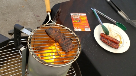 Chimney Grate! A Grill Grate for Your Charcoal Chimney