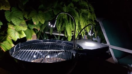 Double Extreme Grill Light with Two Super Bright LED Lamps