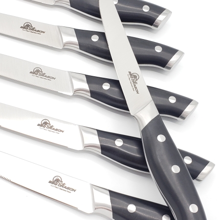 6 Piece Ultimate Steak Knife Set with Premium Quality