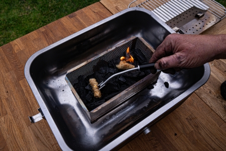 Zephyr Fan-Powered Portable Charcoal Grill