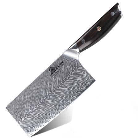 Damascus Professional Chef’s Steel Cleaver Knife