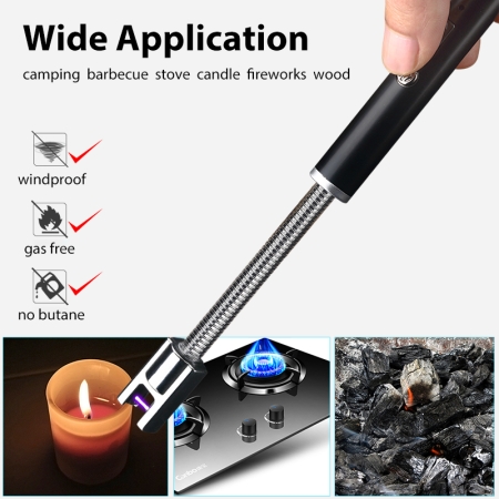 USB Rechargeable Arc Lighter For Charcoal Grills And Gas Stoves